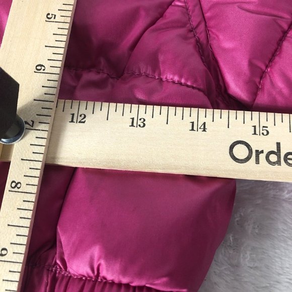 Old Navy Kids Girls Quilted Puffer Jacket Hooded Parka Coat Winter Warm Outwear - Picture 7 of 14